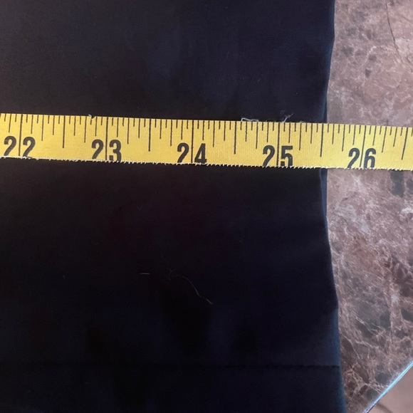 Ann Taylor Women's Size 2 Black Coat Collared Detailed Waist Snap Button Close - Picture 9 of 12